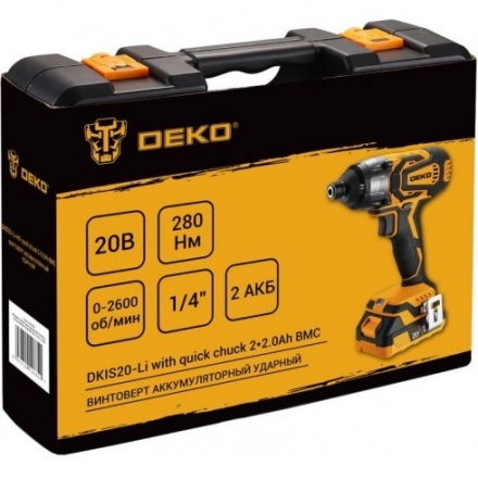 Аккумуляторный шуруповерт Deko DKIS20-Li / 063-4392 Аккумуляторный шуруповерт Deko DKIS20-Li / 063-4392