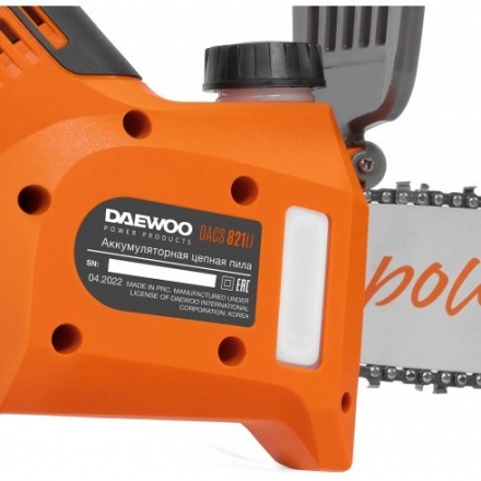 Аккумуляторная цепная пила Daewoo Power DACS 821Li Аккумуляторная цепная пила Daewoo Power DACS 821Li