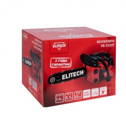 Бензопила цепная Elitech ПБ 2510Т Бензопила цепная Elitech ПБ 2510Т