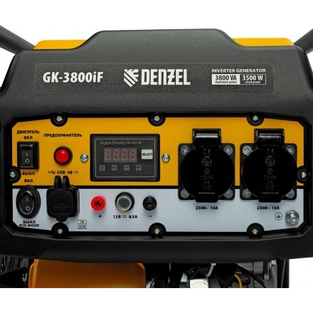 Генератор инверторный Denzel GK-3800iF Генератор инверторный Denzel GK-3800iF