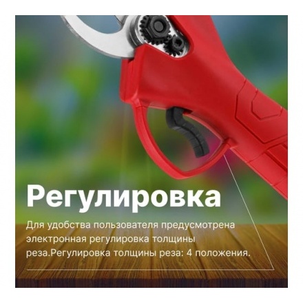 Аккумуляторный секатор WORTEX CBS 2535 ALL1 в чемодане Аккумуляторный секатор WORTEX CBS 2535 ALL1 в чемодане