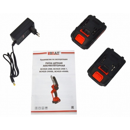 Аккумуляторная цепная пила Brait BCHS20-2NM-1 Аккумуляторная цепная пила Brait BCHS20-2NM-1