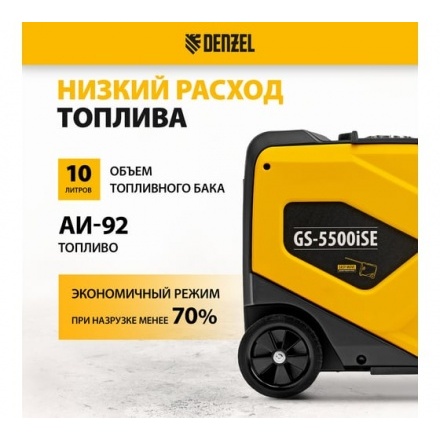 Генератор инверторный Denzel GS-5500iSE Генератор инверторный Denzel GS-5500iSE