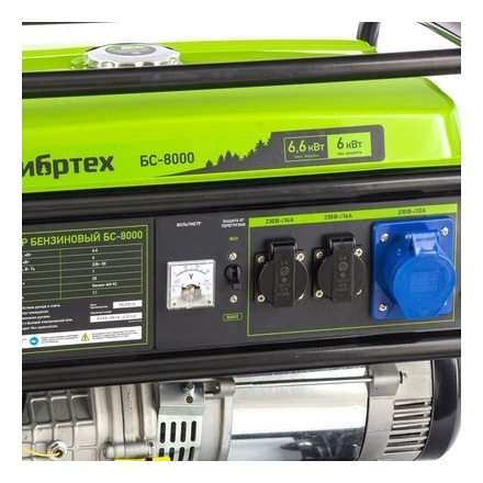 Бензиновый генератор СибрТех БС-8000 Бензиновый генератор СибрТех БС-8000