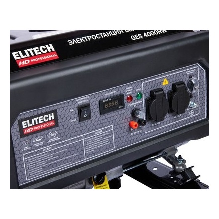Бензиновый генератор Elitech GES 4000RW Бензиновый генератор Elitech GES 4000RW
