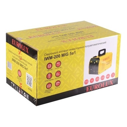Полуавтомат сварочный EUROLUX IWM-200 MIG 5в1 Полуавтомат сварочный EUROLUX IWM-200 MIG 5в1