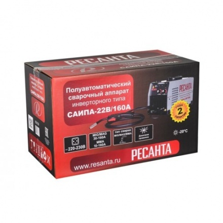 Полуавтомат сварочный Ресанта САИПА-22В/160А Полуавтомат сварочный Ресанта САИПА-22В/160А