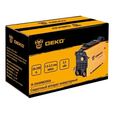 Инвертор сварочный Deko R-DKWM200 Инвертор сварочный Deko R-DKWM200