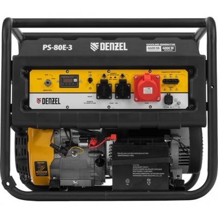 Бензиновый генератор Denzel PS 80 E-3 Бензиновый генератор Denzel PS 80 E-3