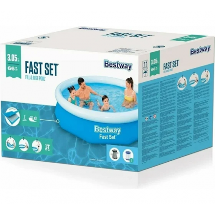 Бассейн BESTWAY Fast Set 57458 (305х66) Бассейн BESTWAY Fast Set 57458 (305х66)