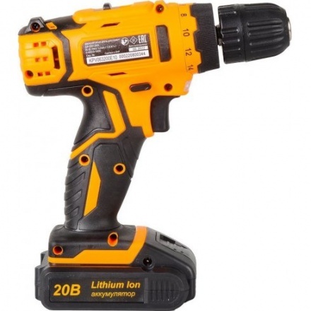 Аккумуляторная дрель-шуруповерт Вихрь ДА-20Л-2КА Аккумуляторная дрель-шуруповерт Вихрь ДА-20Л-2КА