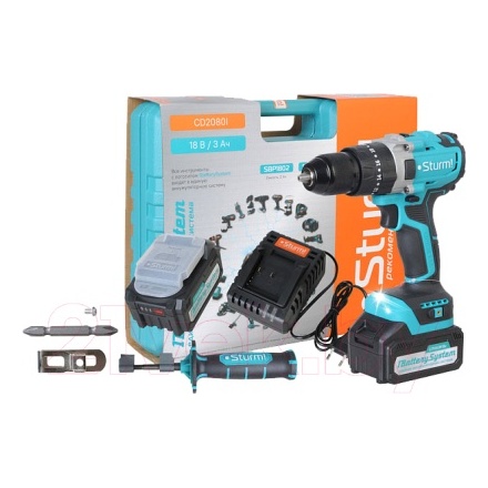 Аккумуляторная дрель-шуруповерт Sturm CD2080I Аккумуляторная дрель-шуруповерт Sturm CD2080I