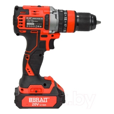 Аккумуляторная дрель-шуруповерт Brait BCDI20-2PUMBL PRO Аккумуляторная дрель-шуруповерт Brait BCDI20-2PUMBL PRO