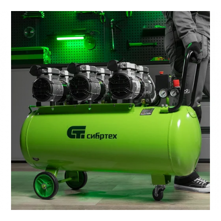 Воздушный компрессор Сибртех МБ 2250/100 Воздушный компрессор Сибртех МБ 2250/100