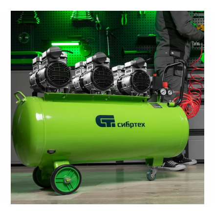 Воздушный компрессор Сибртех МБ 2250/100 Воздушный компрессор Сибртех МБ 2250/100