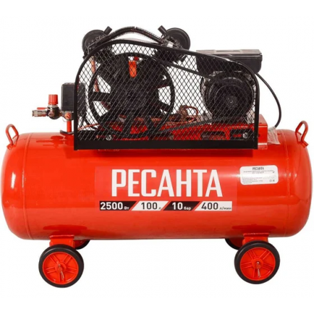 Воздушный компрессор Ресанта КП-100/400Р Воздушный компрессор Ресанта КП-100/400Р