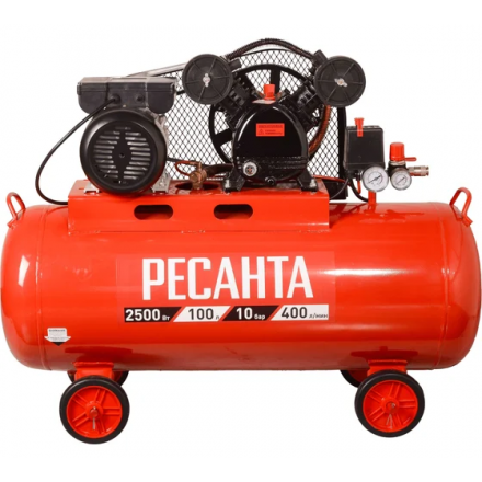 Воздушный компрессор Ресанта КП-100/400Р Воздушный компрессор Ресанта КП-100/400Р