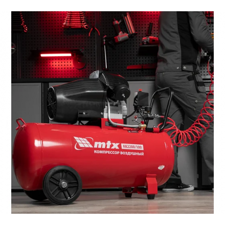 Воздушный компрессор MTX КК-2200/100 Воздушный компрессор MTX КК-2200/100