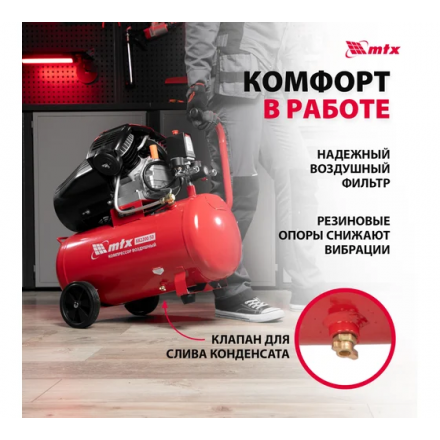 Воздушный компрессор MTX КК-2200/50 Воздушный компрессор MTX КК-2200/50