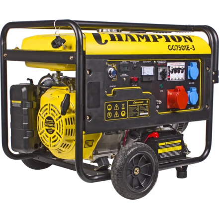Бензиновый генератор Champion GG7501E-3 Бензиновый генератор Champion GG7501E-3