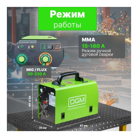 Полуавтомат сварочный DGM DUOMIG-253P Полуавтомат сварочный DGM DUOMIG-253P