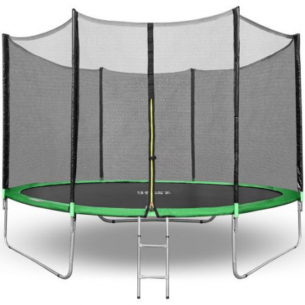 Батут Happy Jump PRO 10ft 312см с внешней сеткой и лестницей