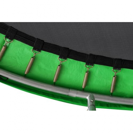 Батут Happy Jump PRO 12ft 374см с внешней сеткой и лестницей Батут Happy Jump PRO 12ft 374см с внешней сеткой и лестницей