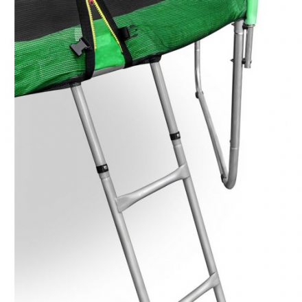 Батут Happy Jump PRO 12ft 374см с внешней сеткой и лестницей Батут Happy Jump PRO 12ft 374см с внешней сеткой и лестницей