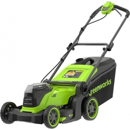 Газонокосилка аккумуляторная Greenworks GD24X2LM411