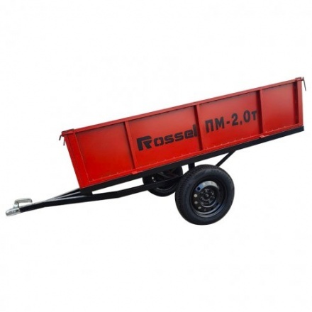 Прицеп для минитрактора Rossel ПМ-2.0Т (крепление под Яблоко) Прицеп для минитрактора Rossel ПМ-2.0Т (крепление под Яблоко)
