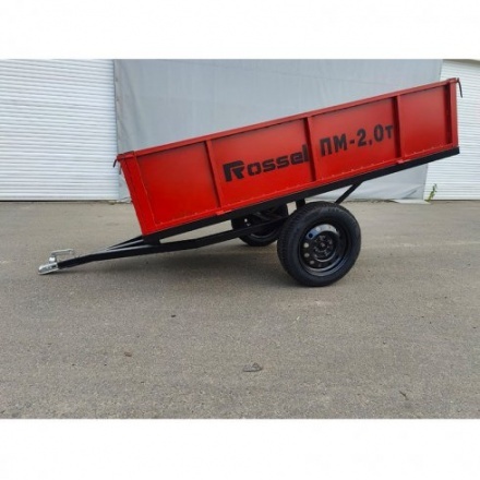 Прицеп для минитрактора Rossel ПМ-2.0Т (крепление под Яблоко) Прицеп для минитрактора Rossel ПМ-2.0Т (крепление под Яблоко)