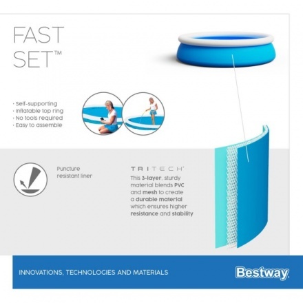 Бассейн Bestway Fast Set 57274 (366х76) Бассейн Bestway Fast Set 57274 (366х76)