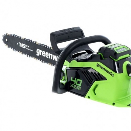 Пила цепная аккумуляторная Greenworks GD40CS18 Пила цепная аккумуляторная Greenworks GD40CS18