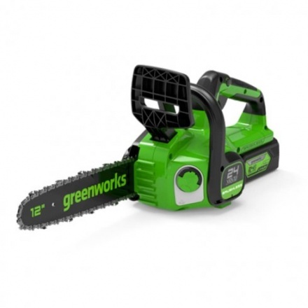 Пила цепная аккумуляторная Greenworks GD24CS30 (без АКБ и ЗУ) Пила цепная аккумуляторная Greenworks GD24CS30 (без АКБ и ЗУ)