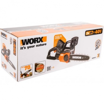 Пила цепная аккумуляторная Worx WG381E.9 Пила цепная аккумуляторная Worx WG381E.9