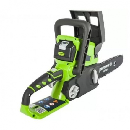 Пила цепная аккумуляторная Greenworks G24CS25K4 Пила цепная аккумуляторная Greenworks G24CS25K4