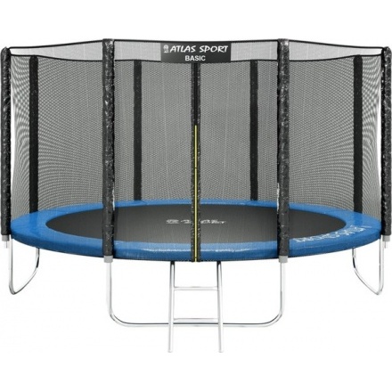 Батут Atlas Sport Basic 435см 14ft (синий)