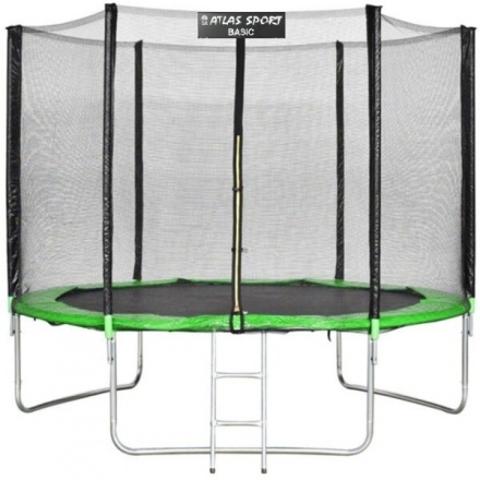 Батут Atlas Sport Basic 312см 10ft (зеленый)