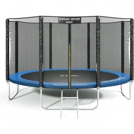 Батут Atlas Sport Basic 404см 13ft (синий)