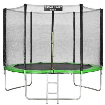 Батут Atlas Sport Basic 252см 8ft (зеленый)