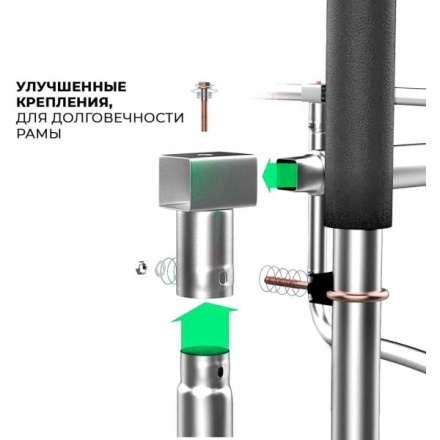 Батут GetActive Jump 10FT 312 см с внешней сеткой и лестницей Батут GetActive Jump 10FT 312 см с внешней сеткой и лестницей