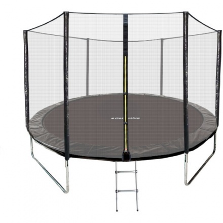 Батут GetActive Jump 8FT 252 см с внешней сеткой и лестницей