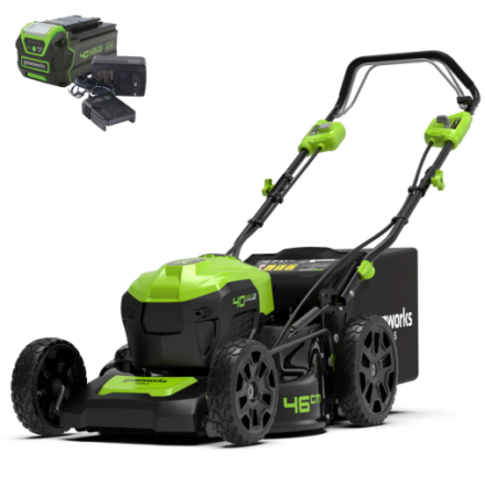Газонокосилка аккумуляторная Greenworks GD40LM46SPK5