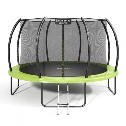 Батут Atlas Sport Master 374см 12ft (с лестницей, зеленый)
