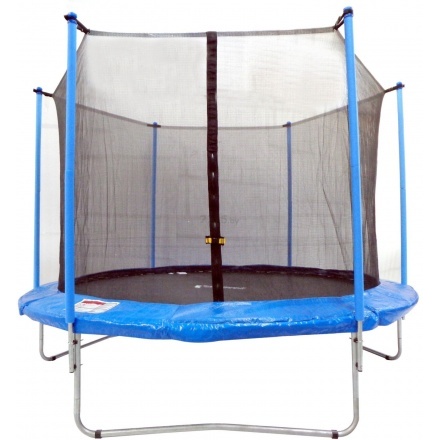 Батут Atlas Sport Inside 183см 6ft с защитной сеткой и лестницей