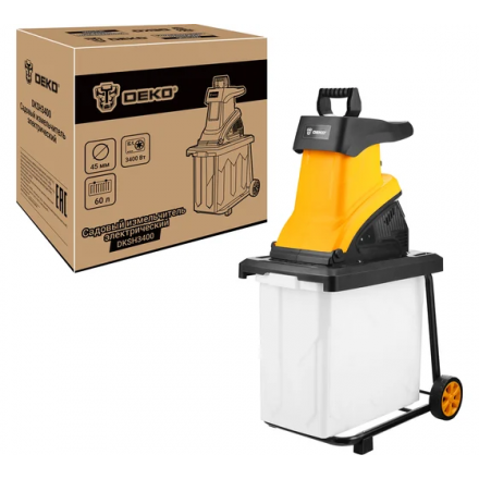 Садовый измельчитель электрический DEKO DKSH3400 Садовый измельчитель электрический DEKO DKSH3400