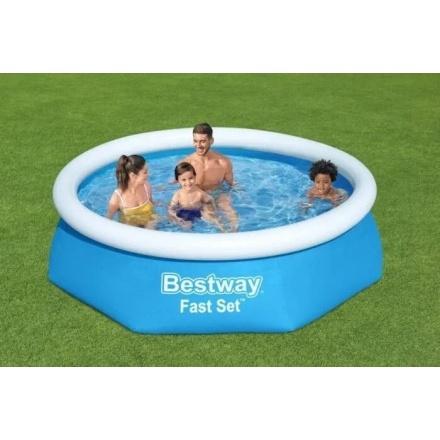 Надувной бассейн Bestway Fast Set 57450 (244х61) Надувной бассейн Bestway Fast Set 57450 (244х61)