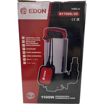 Дренажный насос Edon Q1100S/35 Дренажный насос Edon Q1100S/35