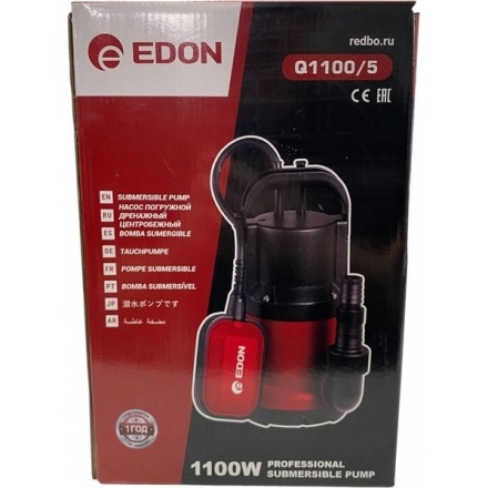 Дренажный насос Edon Q1100/5 Дренажный насос Edon Q1100/5