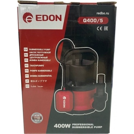 Дренажный насос Edon Q400/5 Дренажный насос Edon Q400/5